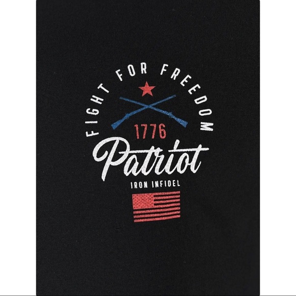 Howitzer Style Men's T-Shirt IRON FREEDOM Military Grunt MFG - Picture 10 of 10